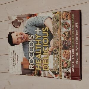 3/$13 Rocco's Healthy + Delicious Dispirito Cookbook Plant Based Recipes